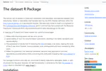 dataset: Create Interoperable FAIR Datasets